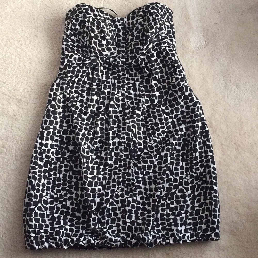 Strapless White House Black Market dress